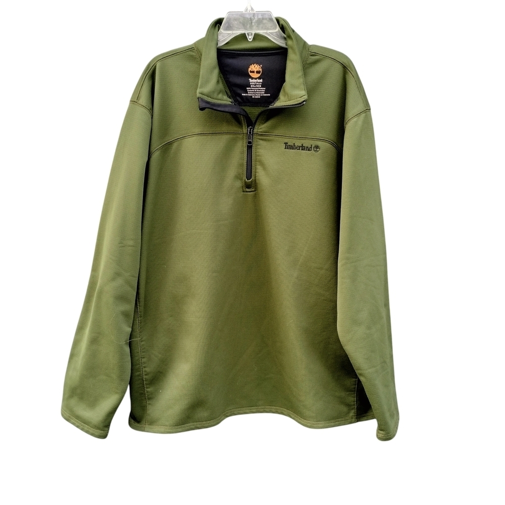 Timberland Green Quarter-Zip Pullover